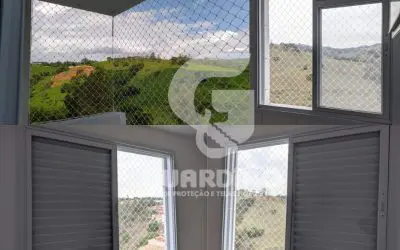 Redes de proteção instaladas em Pedreira-SP