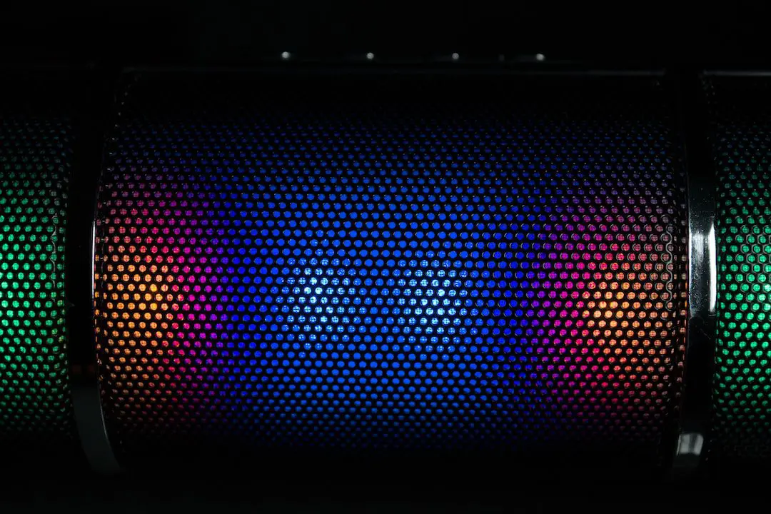 abcdhe-10 Caixa de som com luzes