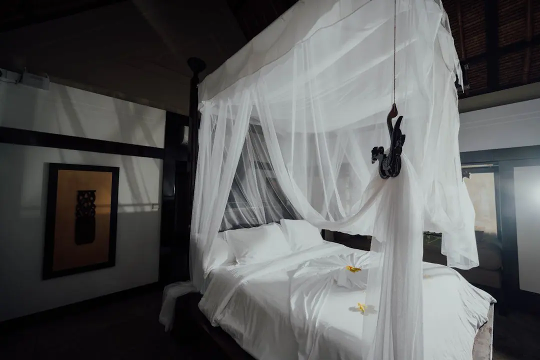 image-12 Cama de dossel luxuosa com mosquiteiro